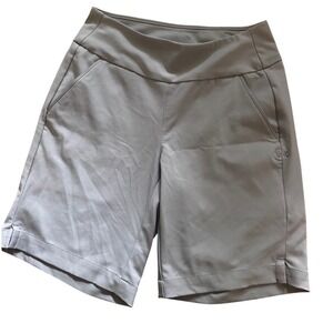 Under Armour women's 9" gray athletic/Golf shorts, small